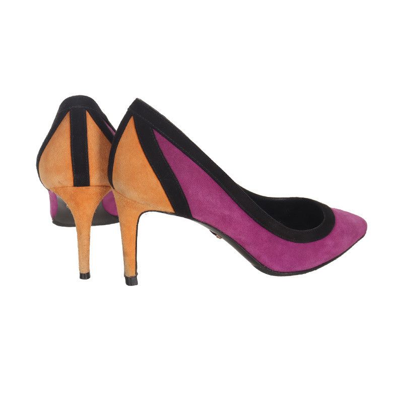 Gucci Gucci Pink Suede Pointed Toe High Heels 0079 Size US 5.5 / EU 38 - 4 Thumbnail