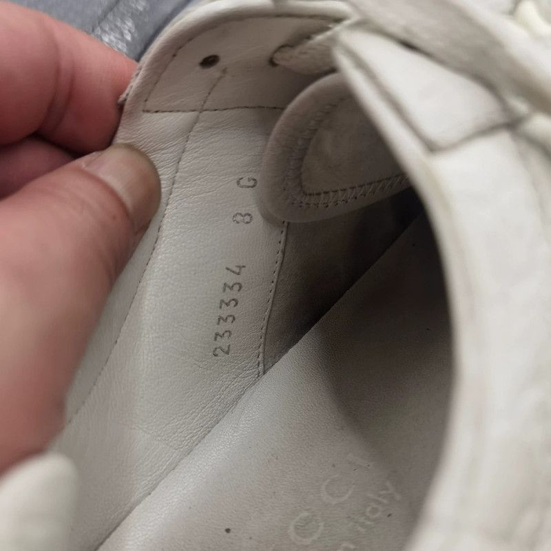 Gucci Gucci White Casual Sneakers with Color Stripes 0079 Size US 8.5 / EU 41-42 - 5 Thumbnail