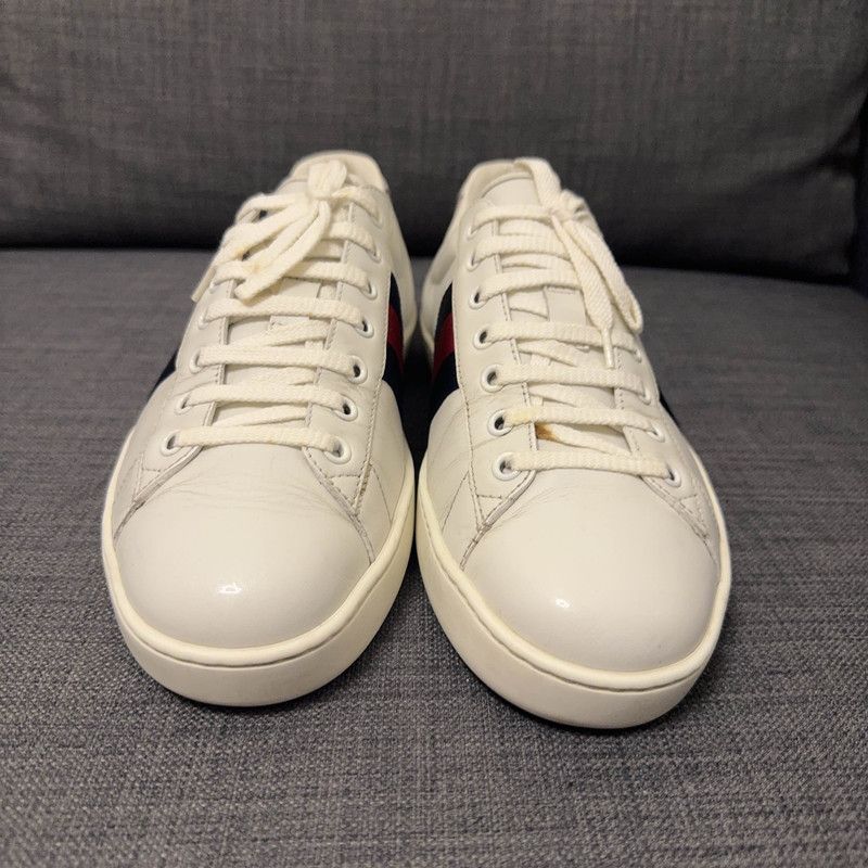 Gucci Gucci Ace Low-Top Tiger Sneakers for Men 0079 Size US 9 / EU 42 - 2 Thumbnail