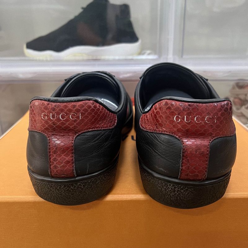 Gucci Gucci Ace Striped Low-Top Sneakers for Men 0079 Size US 9.5 / EU 42-43 - 3 Thumbnail