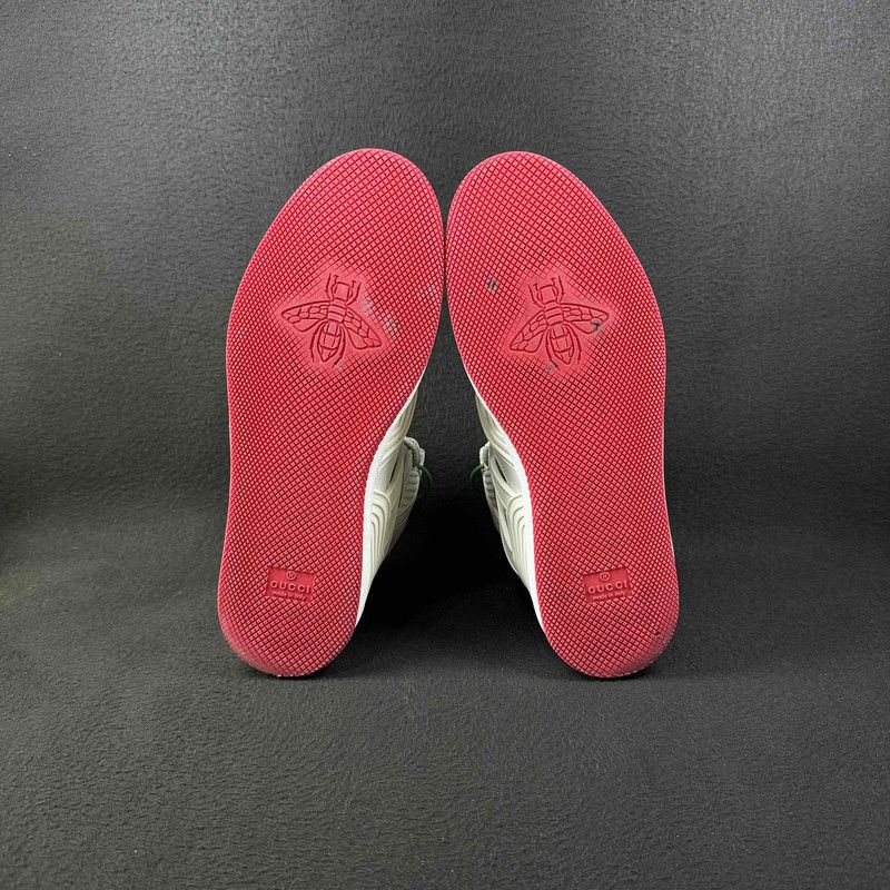 Gucci Gucci High-Top Basketball Sneakers in White 0079 Size US 7.5 / EU 40-41 - 4 Thumbnail