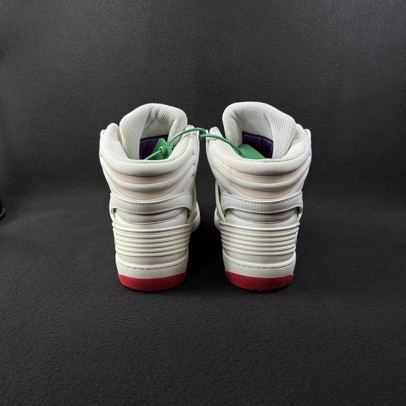 Gucci Gucci High-Top Basketball Sneakers in White 0079 Size US 7.5 / EU 40-41 - 3 Thumbnail