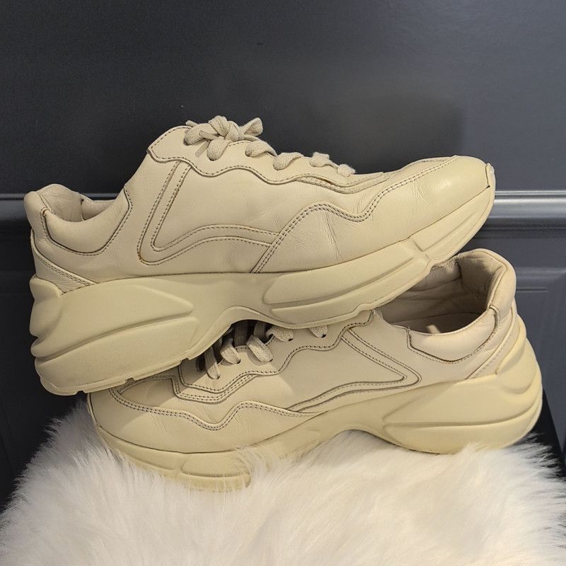 Gucci Gucci Rhyton Classic Logo Dad Sneakers 0079 Size US 8.5 / EU 41-42 - 6 Thumbnail