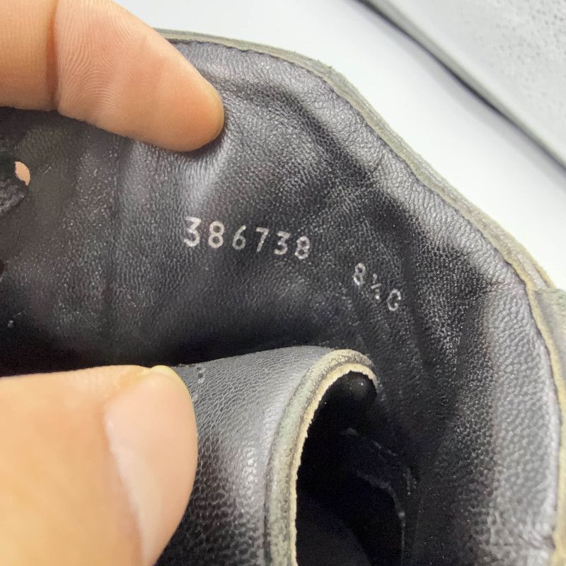 Gucci Gucci Black Leather Sneakers for Men 0079 Size US 9.5 / EU 42-43 - 5 Thumbnail