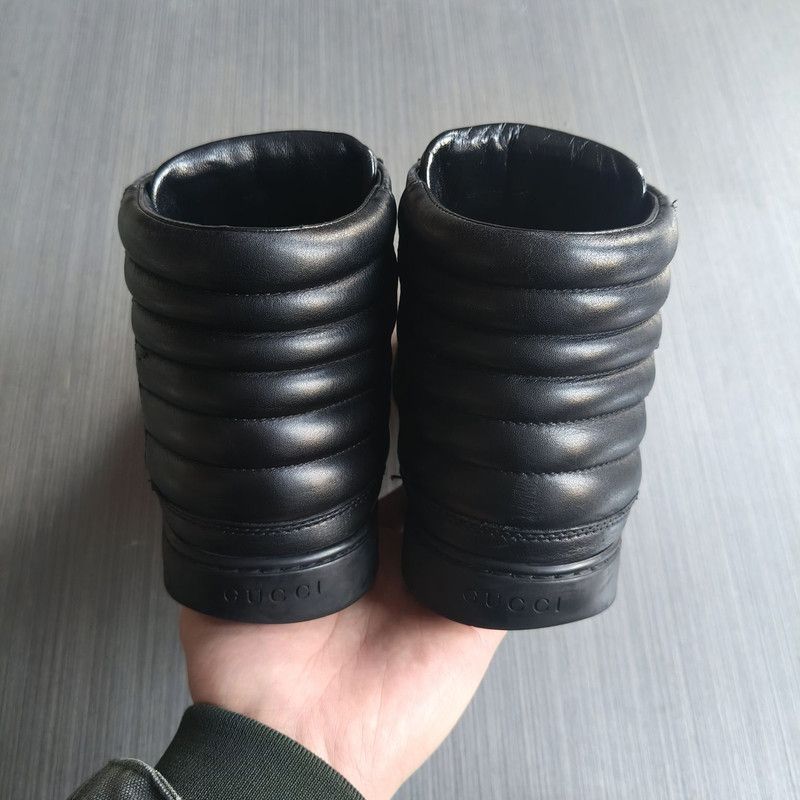 Gucci Gucci Black High-Top Sneakers 0079 Size US 7.5 / EU 40-41 - 3 Thumbnail