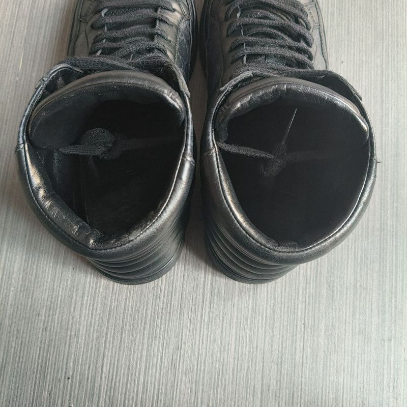 Gucci Gucci Black High-Top Sneakers 0079 Size US 7.5 / EU 40-41 - 10 Thumbnail