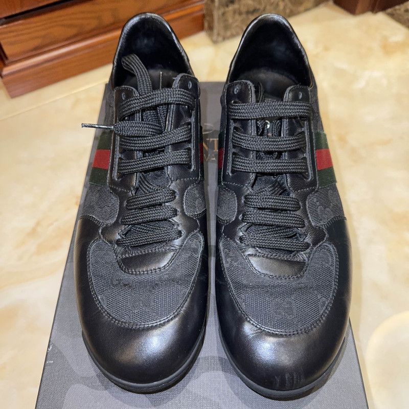 Gucci Gucci Black Sporty Casual Shoes 0079 Size US 9.5 / EU 42-43 - 2 Thumbnail