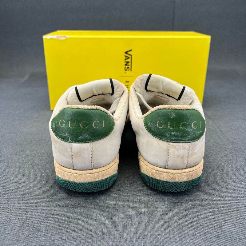 Gucci Gucci Screener Fashion Sneakers in Gray Green 0079 Size US 9.5 / EU 42-43 - 3 Thumbnail