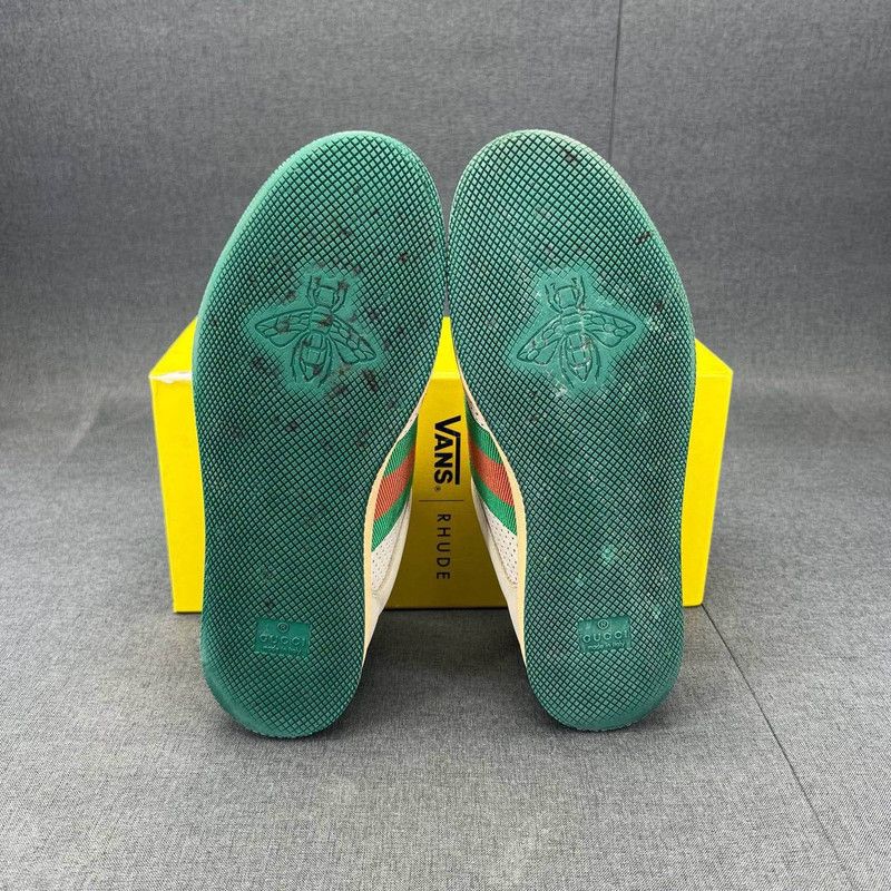 Gucci Gucci Screener Fashion Sneakers in Gray Green 0079 Size US 9.5 / EU 42-43 - 4 Thumbnail