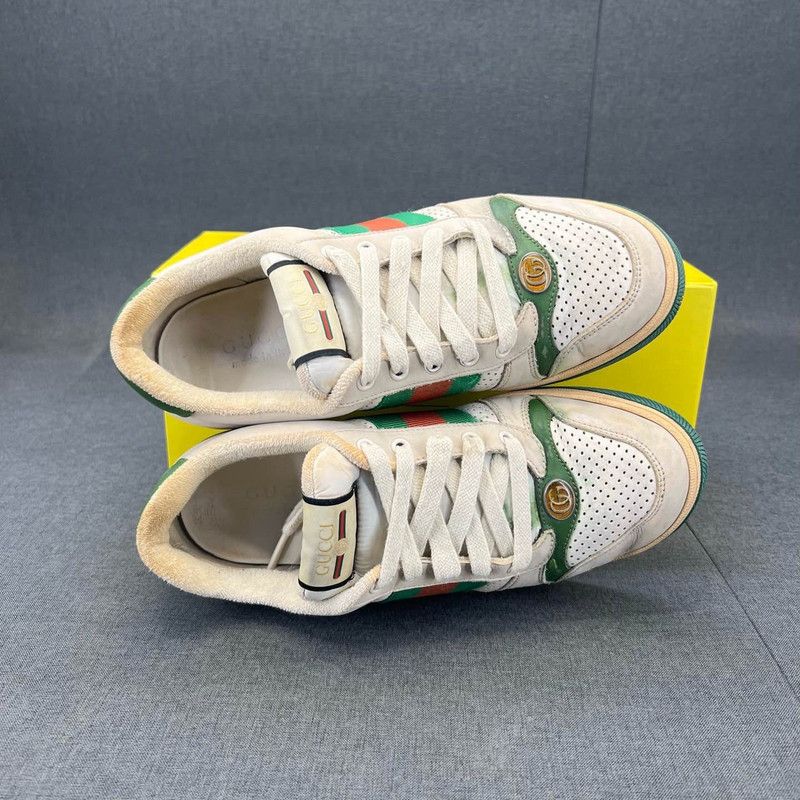 Gucci Gucci Screener Fashion Sneakers in Gray Green 0079 Size US 9.5 / EU 42-43 - 8 Thumbnail