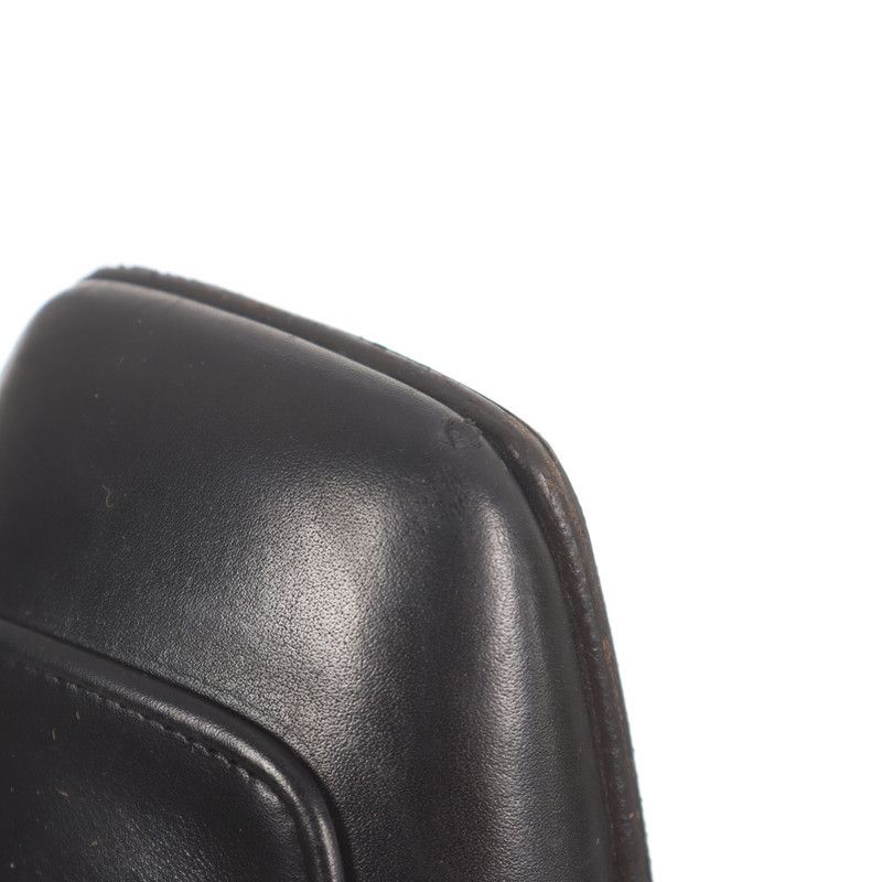 Gucci Gucci Black Leather Mid-Heel Loafers 0079 Size US 5.5 / EU 38 - 8 Thumbnail