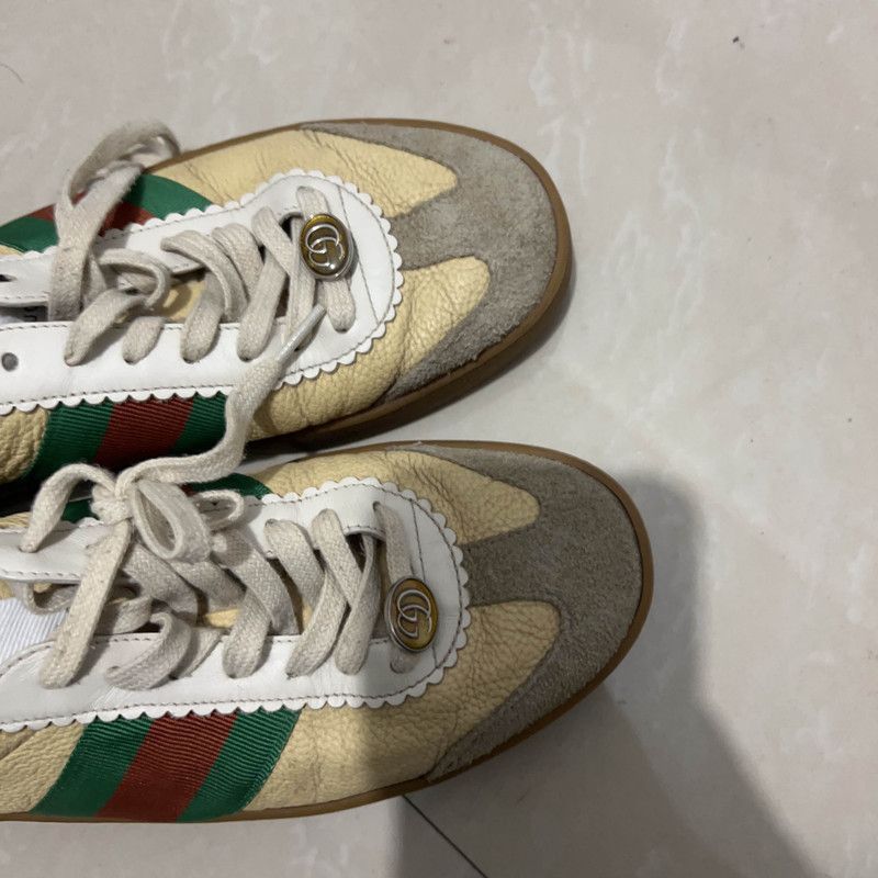 Gucci Gucci G74 Web Low-Top Sneakers for Men 0079 Size US 8.5 / EU 41-42 - 8 Thumbnail