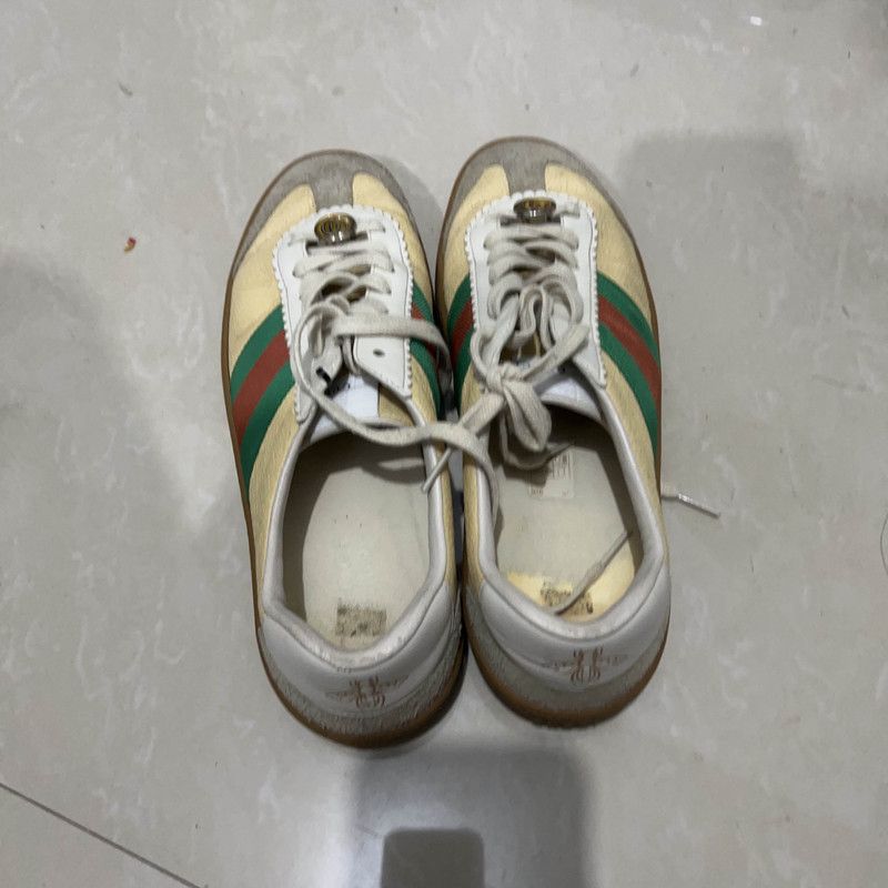 Gucci Gucci G74 Web Low-Top Sneakers for Men 0079 Size US 8.5 / EU 41-42 - 3 Thumbnail