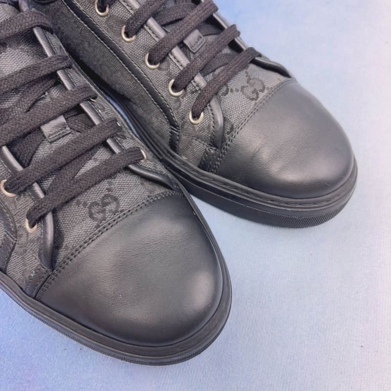 Gucci Gucci Black Blue Low-top Fashion Sneakers 0079 Size US 10.5 / EU 43-44 - 9 Thumbnail