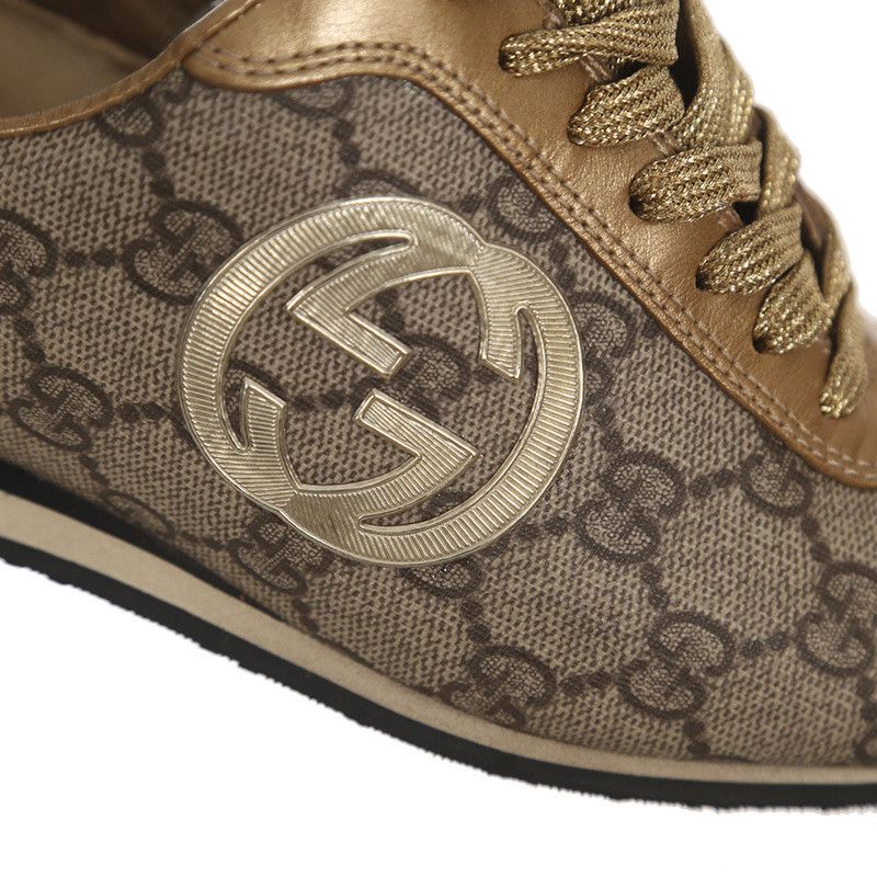 Gucci Gucci Logo Embellished Casual Shoes 0079 Size US 5.5 / EU 38 - 7 Thumbnail