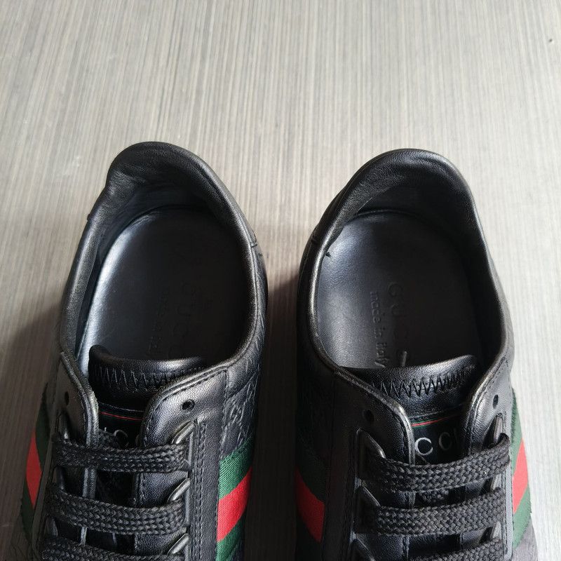 Gucci Gucci Leather Casual Lace-Up Sneakers 0079 Size US 9 / EU 42 - 9 Thumbnail