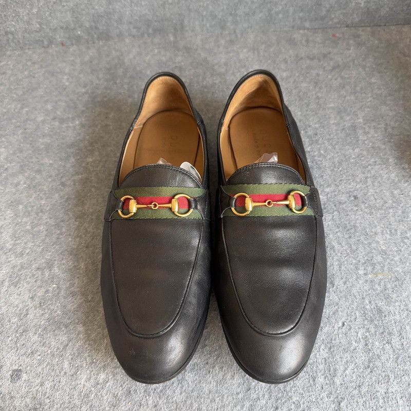 Gucci Gucci Classic Black Slip-On Loafers for Men 0079 Size US 8 / EU 41 - 2 Thumbnail