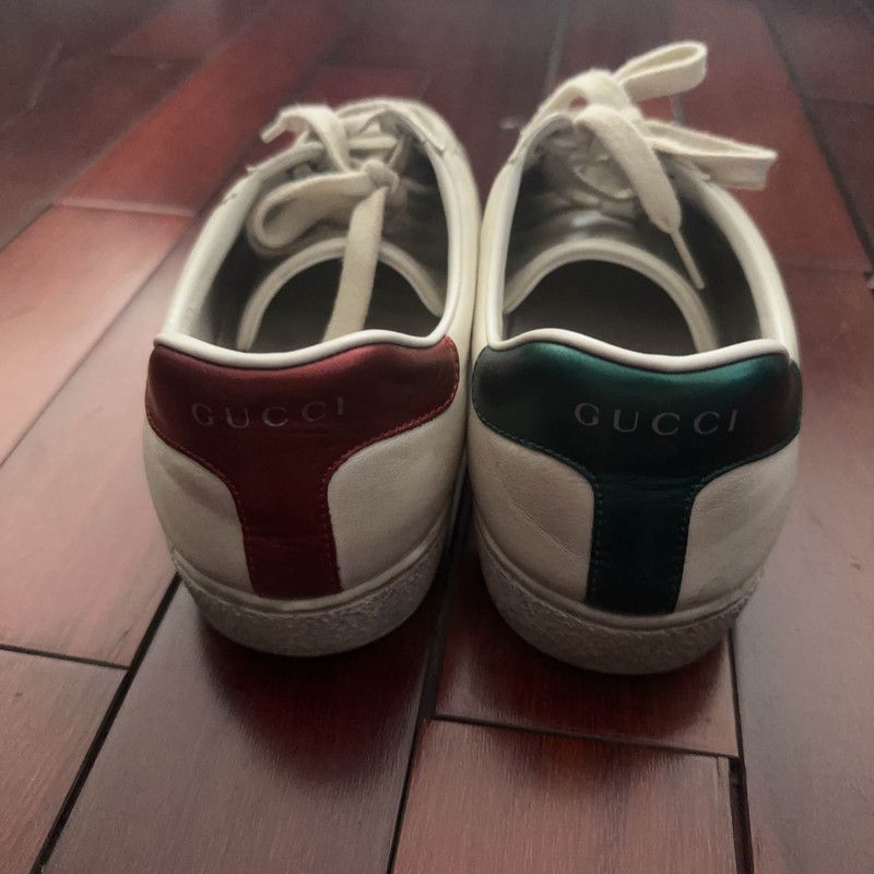 Gucci Gucci Ace Blade White Sneakers for Men 0079 Size US 8 / EU 41 - 3 Thumbnail