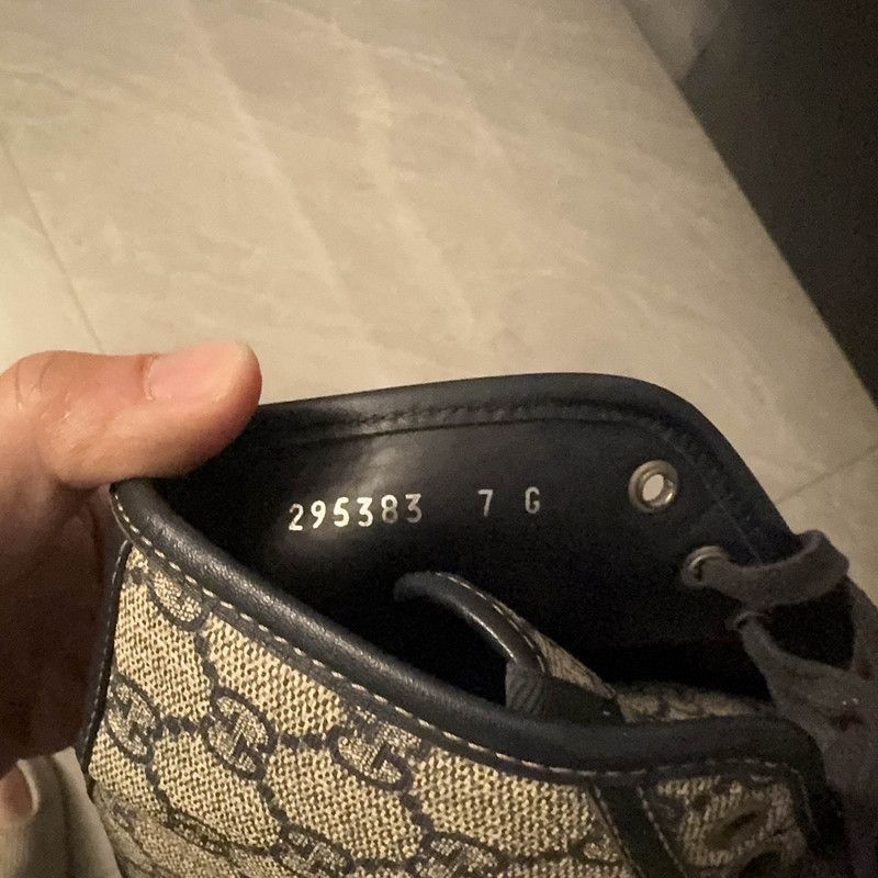 Gucci Gucci GG Supreme High-Top Fashion Sneakers 0079 Size US 8 / EU 41 - 5 Thumbnail