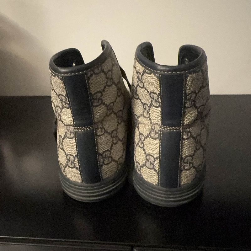Gucci Gucci GG Supreme High-Top Fashion Sneakers 0079 Size US 8 / EU 41 - 3 Thumbnail