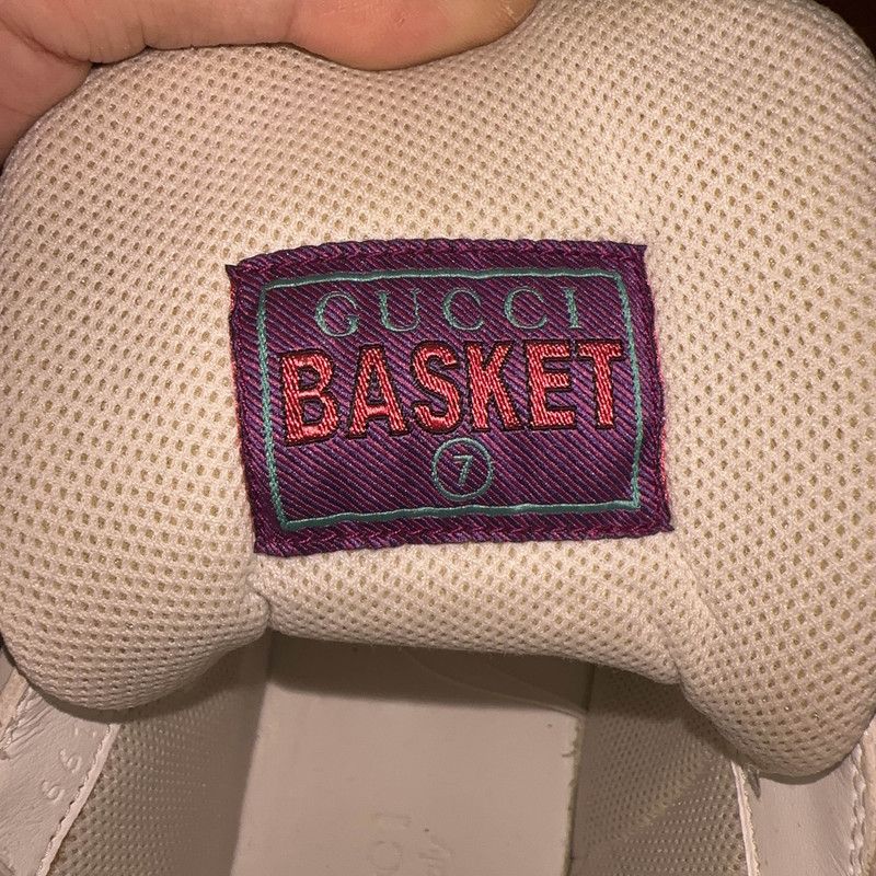 Gucci Gucci High Top Basketball Sneakers White Blue 0079 Size US 8 / EU 41 - 5 Thumbnail