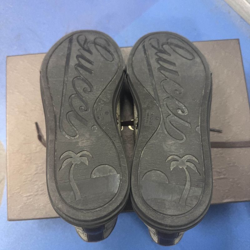 Gucci Gucci High-Top Lace-Up Sneakers with GG Pattern 0079 Size US 9.5 / EU 42-43 - 4 Thumbnail
