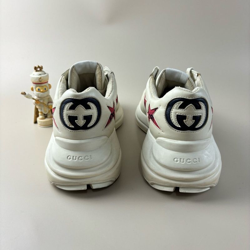 Gucci Gucci Rhyton Star Print Dad Sneakers for Men 0079 Size US 10.5 / EU 43-44 - 3 Thumbnail