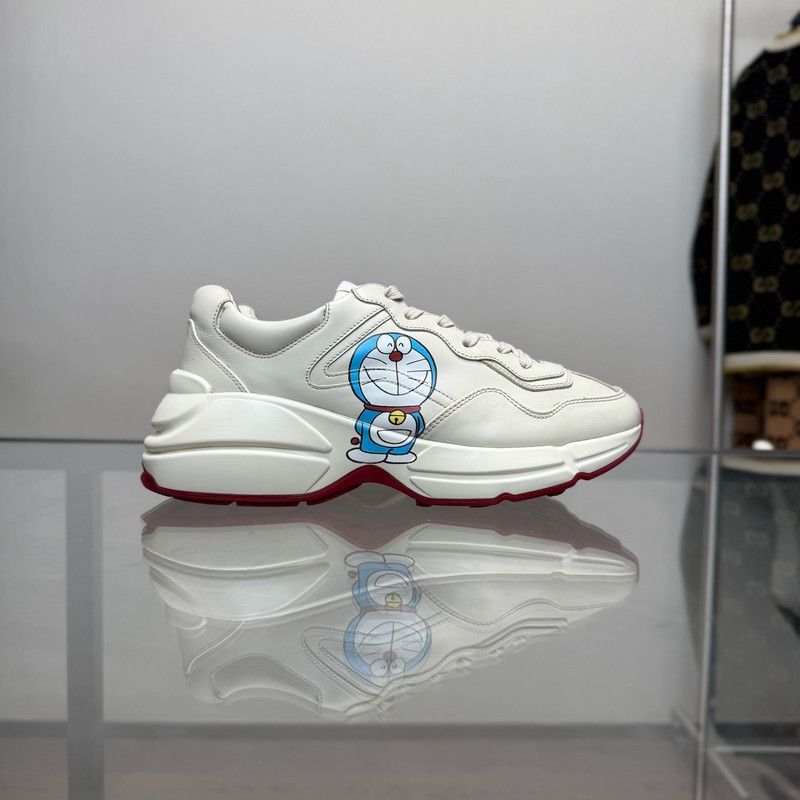 Gucci Gucci Doraemon Rhyton White Sneakers 0079 Size US 8 / EU 41 - 5 Thumbnail