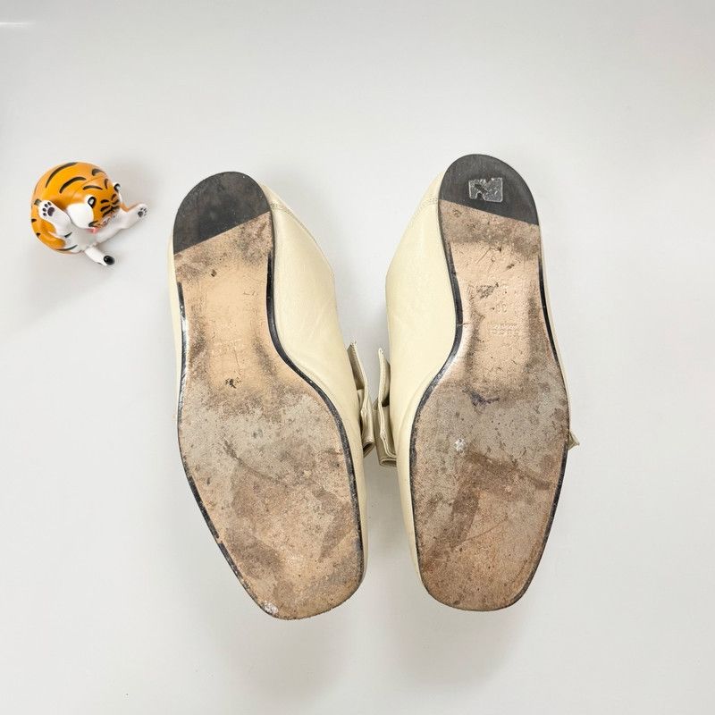 Gucci Gucci Ladies Ballet Flat with Pearl Studs 0079 Size US 6.5 / EU 39-40 - 6 Thumbnail