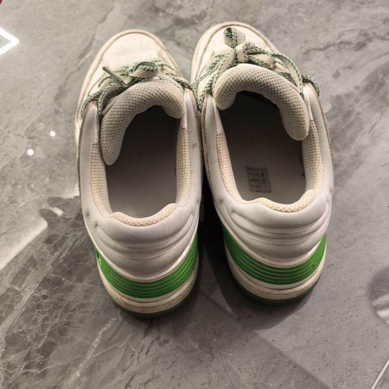 Gucci Gucci Basket Fashion Sneakers White Green 0079 Size US 8 / EU 41 - 3 Thumbnail