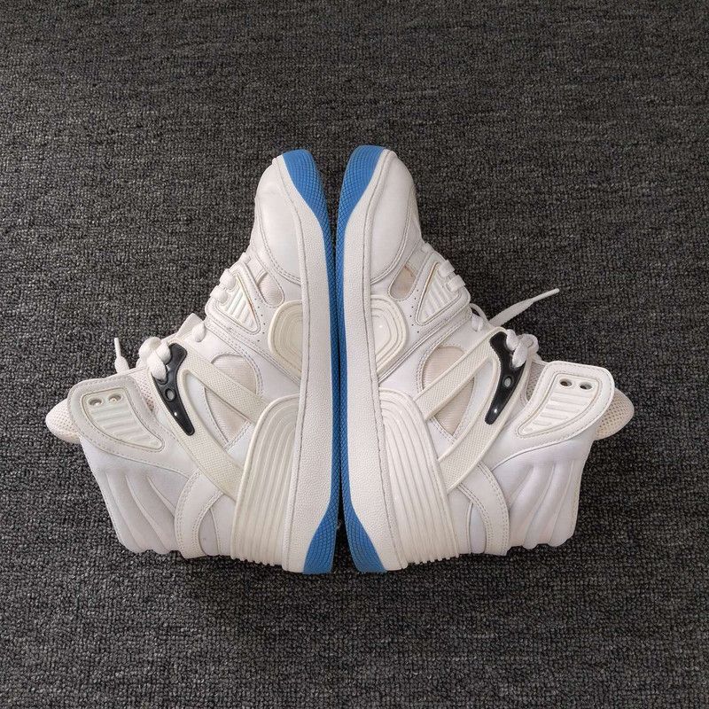 Gucci Gucci High-Top Basketball Sneakers in White 0079 Size US 6.5 / EU 39-40 - 2 Thumbnail