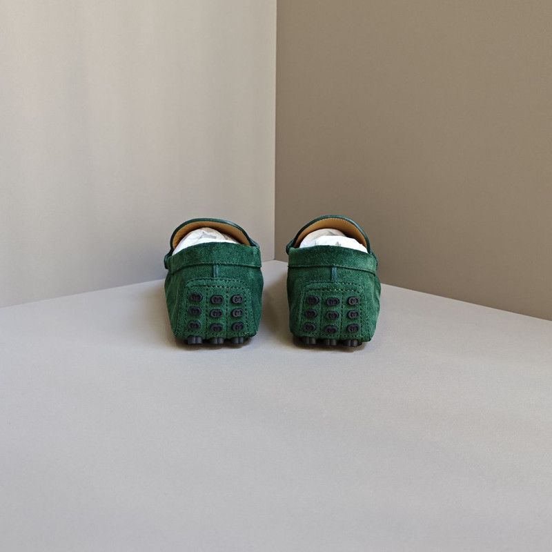 Gucci Gucci Horsebit Suede Loafers for Men in Green 0079 Size US 8 / EU 41 - 3 Thumbnail