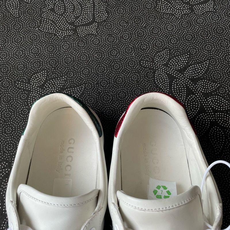 Gucci Gucci Ace Tiger Embroidered Low-Top Sneakers 0079 Size US 8.5 / EU 41-42 - 9 Thumbnail