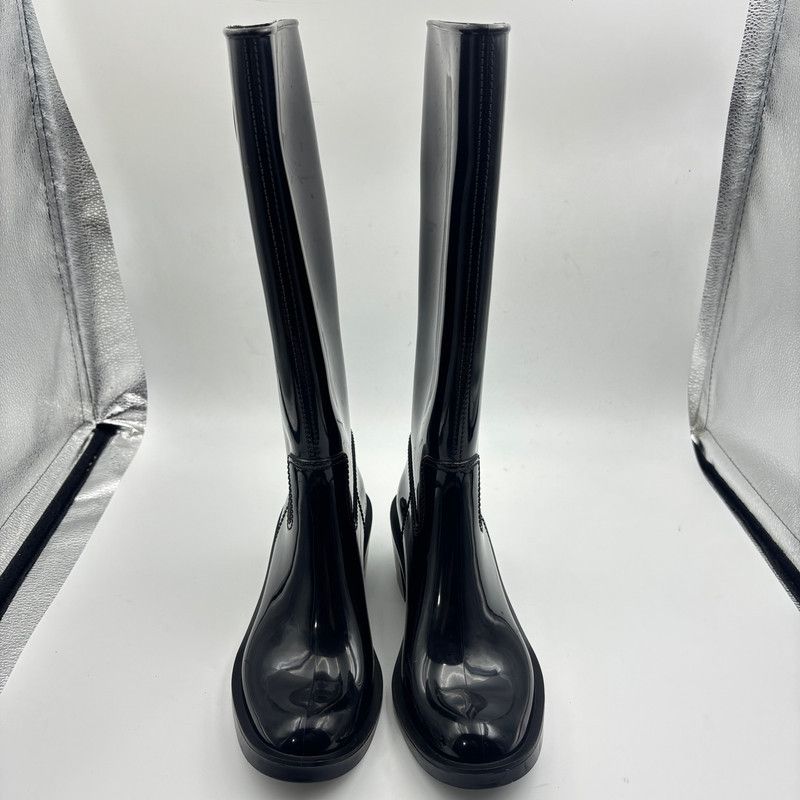 Gucci Gucci Black High-Top Rain Boots 0079 Size US 6.5 / EU 39-40 - 2 Thumbnail
