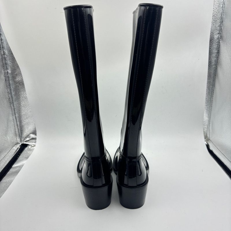 Gucci Gucci Black High-Top Rain Boots 0079 Size US 6.5 / EU 39-40 - 3 Thumbnail