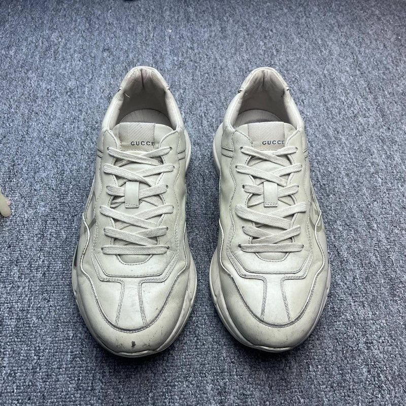 Gucci Gucci Rhyton Logo Low-Top Dad Sneakers for Men 0079 Size US 9.5 / EU 42-43 - 2 Thumbnail