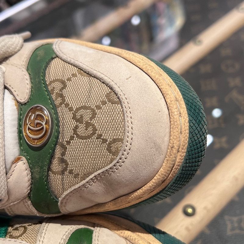 Gucci Gucci Screener Vintage Leather Sneakers for Men 0079 Size US 7.5 / EU 40-41 - 22 Thumbnail