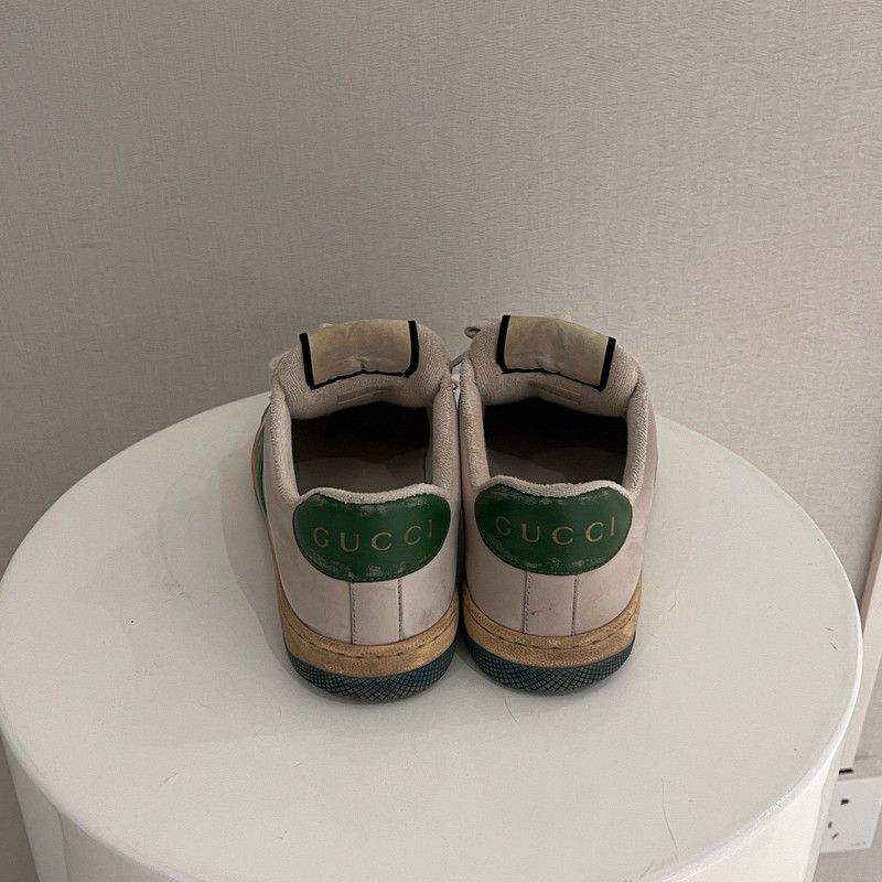 Gucci Gucci Screener Vintage Leather Sneakers for Men 0079 Size US 7.5 / EU 40-41 - 4 Thumbnail