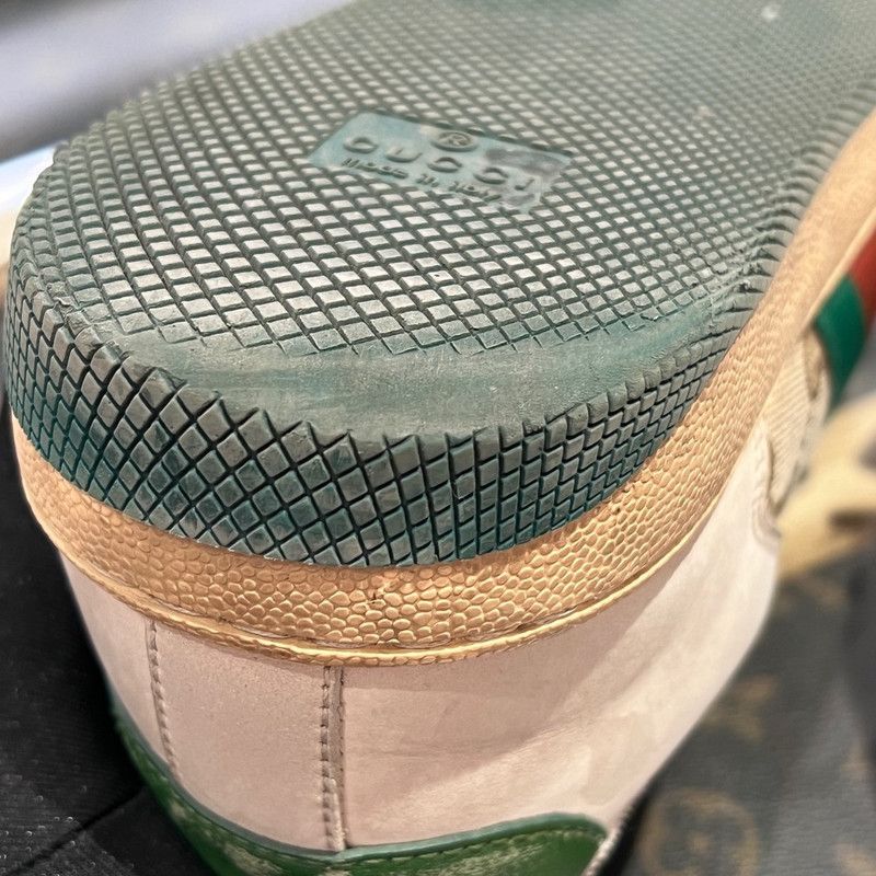 Gucci Gucci Screener Vintage Leather Sneakers for Men 0079 Size US 7.5 / EU 40-41 - 24 Thumbnail