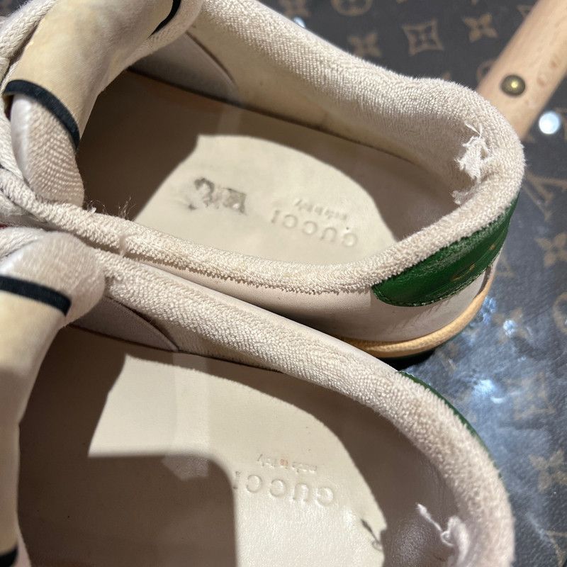 Gucci Gucci Screener Vintage Leather Sneakers for Men 0079 Size US 7.5 / EU 40-41 - 17 Thumbnail
