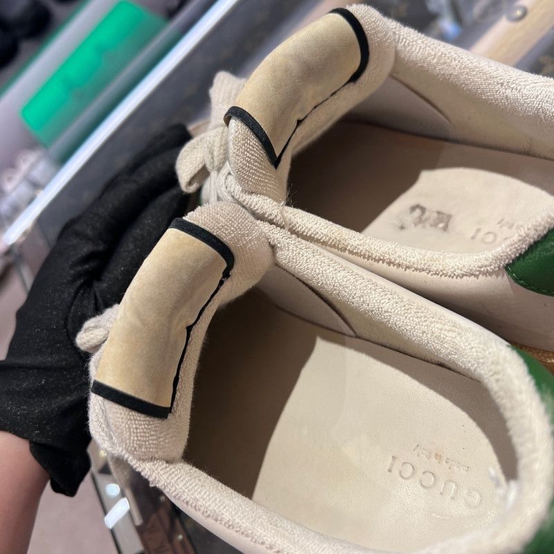 Gucci Gucci Screener Vintage Leather Sneakers for Men 0079 Size US 7.5 / EU 40-41 - 18 Thumbnail