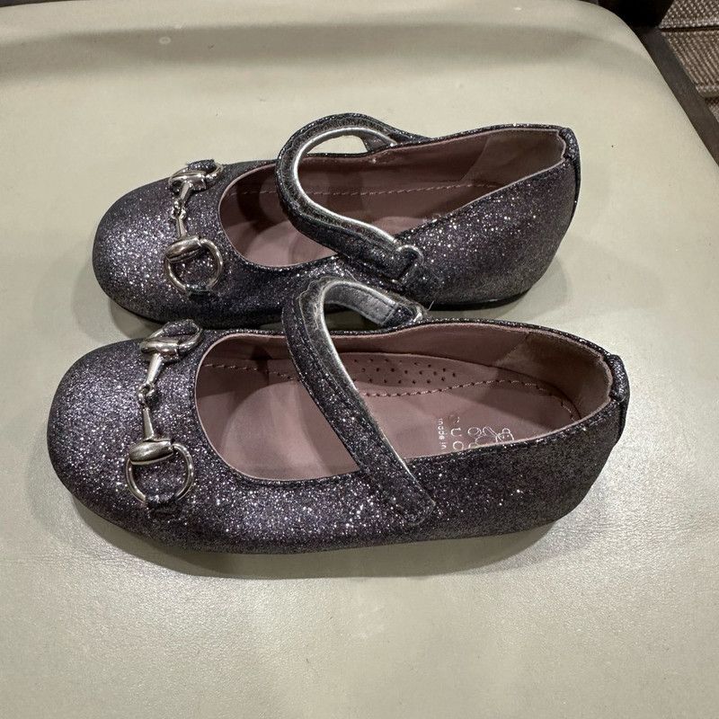 Gucci Gucci Gray Glitter Child's Flats 0079 Size US 5 / EU 37 - 7 Thumbnail
