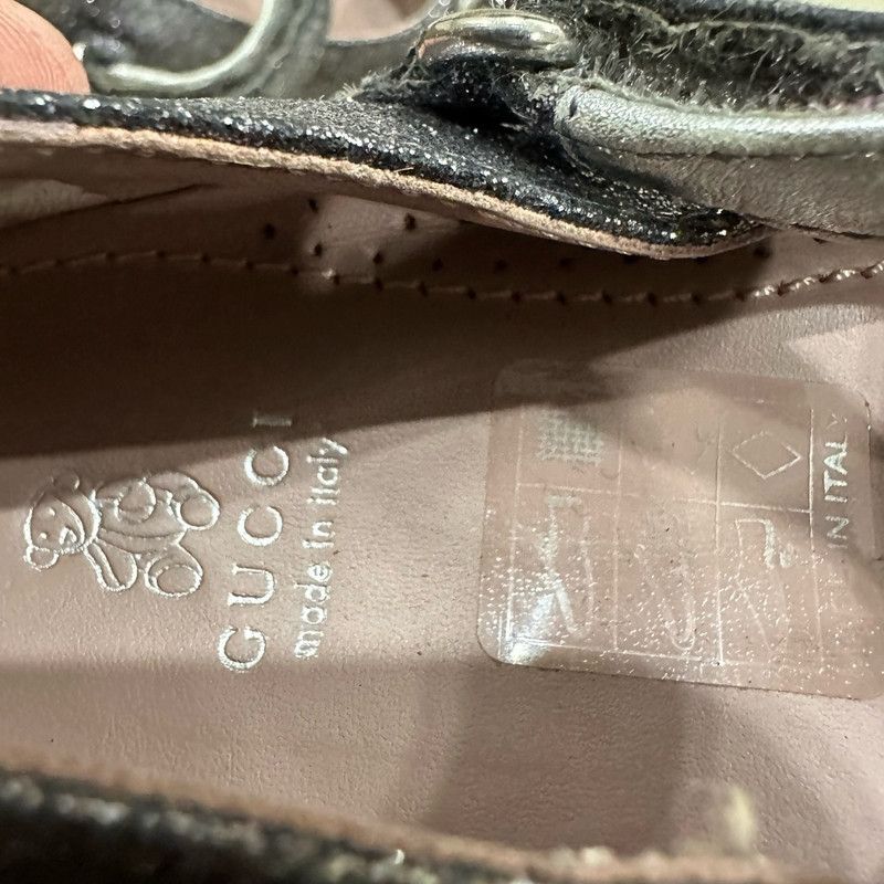 Gucci Gucci Gray Glitter Child's Flats 0079 Size US 5 / EU 37 - 6 Thumbnail