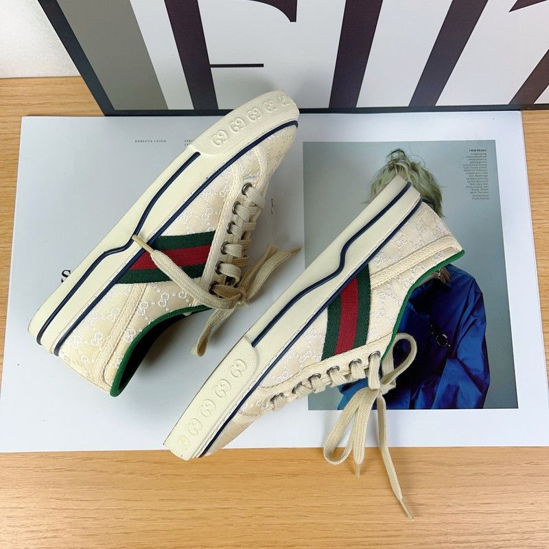 Gucci Gucci Classic Monogram Canvas Casual Sneakers 0079 Size US 5.5 / EU 38 - 8 Thumbnail