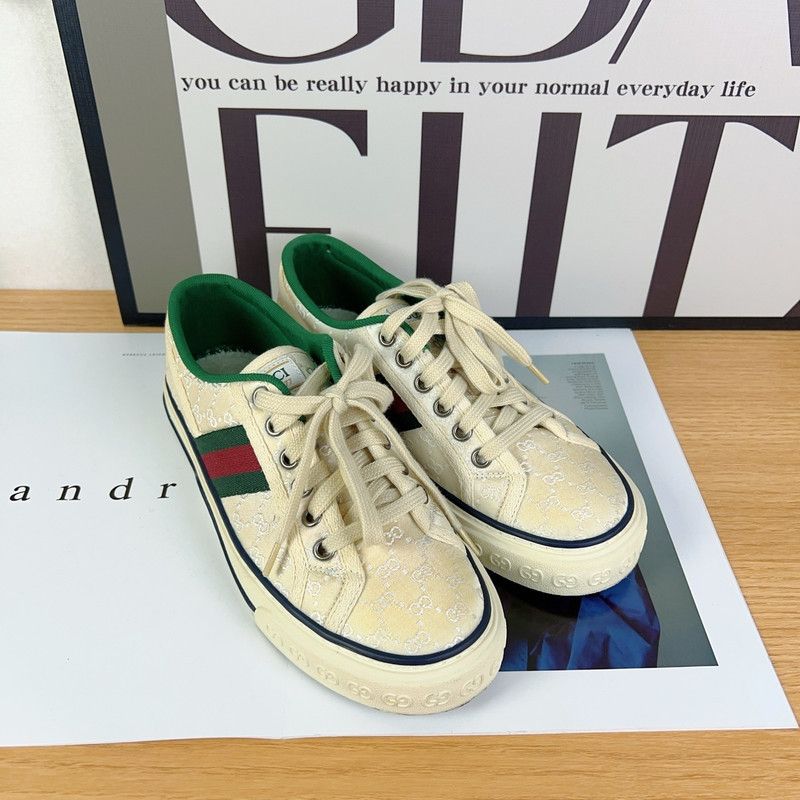 Gucci Gucci Classic Monogram Canvas Casual Sneakers 0079 Size US 5.5 / EU 38 - 6 Thumbnail