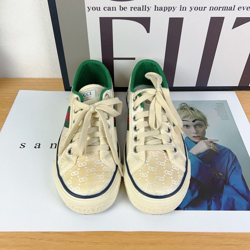 Gucci Gucci Classic Monogram Canvas Casual Sneakers 0079 Size US 5.5 / EU 38 - 2 Thumbnail