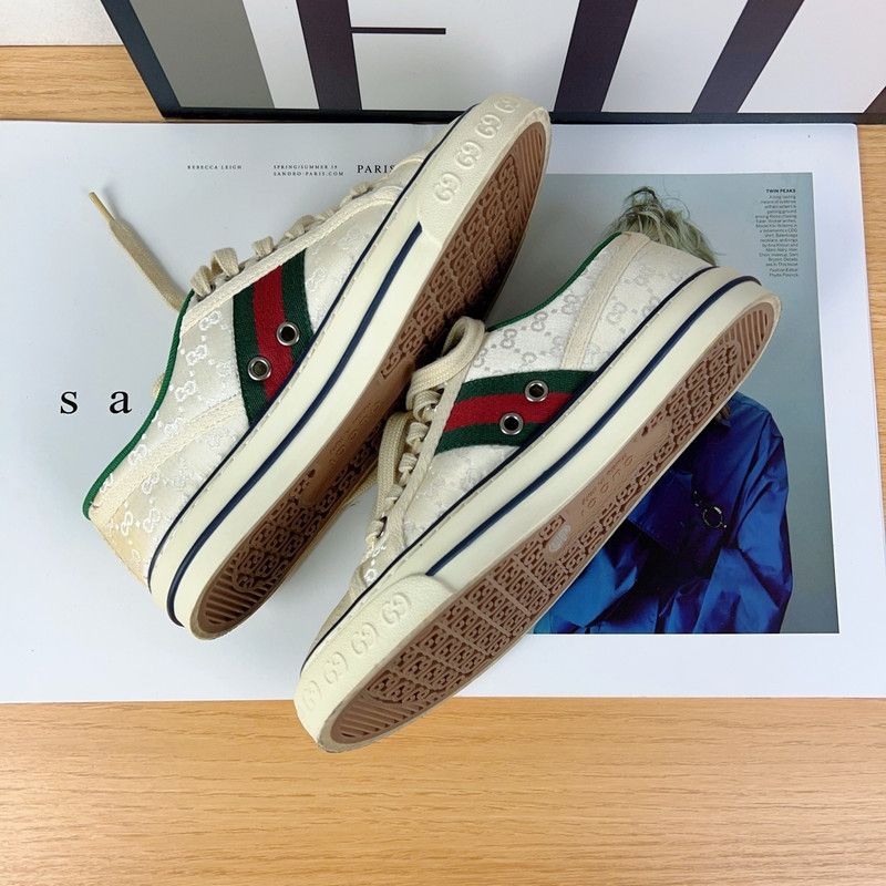 Gucci Gucci Classic Monogram Canvas Casual Sneakers 0079 Size US 5.5 / EU 38 - 7 Thumbnail