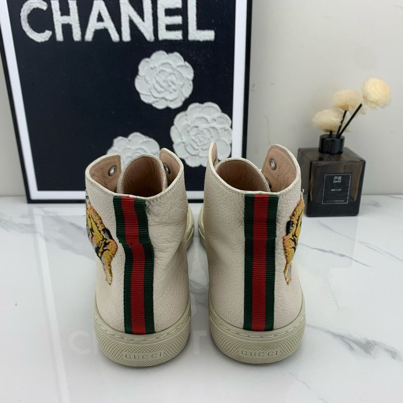 Gucci Gucci High-top Leather Sneakers for Men 0079 Size US 8 / EU 41 - 3 Thumbnail
