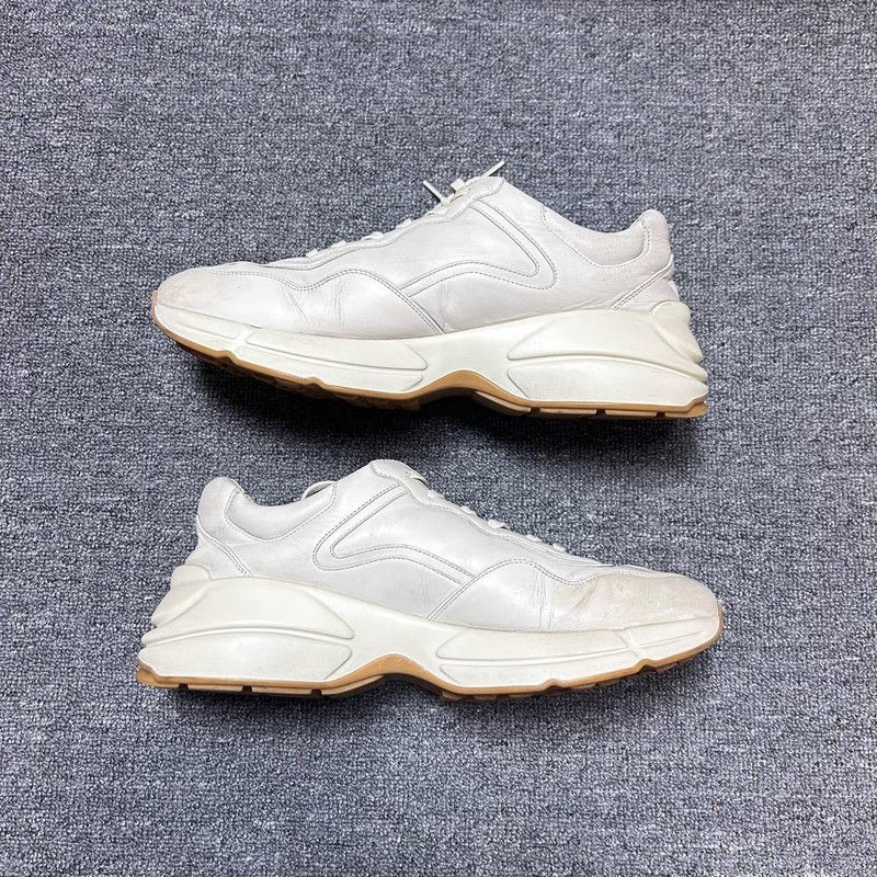 Gucci Gucci Rhyton Low-top Sneakers in Beige 0079 Size US 11 / EU 44 - 3 Thumbnail