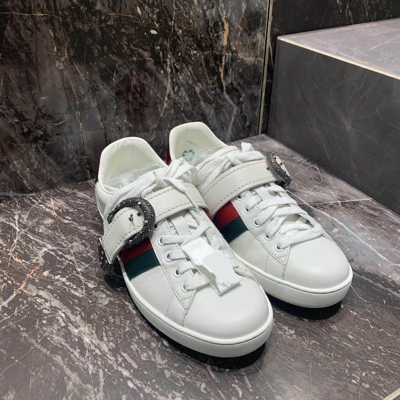 Gucci Gucci Leather Casual Sneakers with Strap 0079 Size US 8.5 / EU 41-42 - 6 Thumbnail